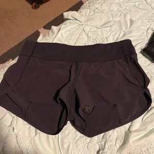 Black lululemon shorts
